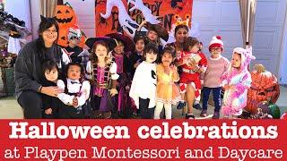 Halloween celebrations at Playpen Montessori and Daycare [upl. by Ludie]