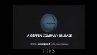 Geffen Pictures Logo History  TheGreat LogoFan Logo History Series [upl. by Windham]