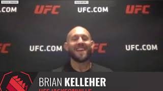 UFC Jacksonville Brian Kelleher postfight interview [upl. by Garate263]