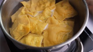 How to Make Fresh Ravioli at Home  Shrimp Ravioli [upl. by Casady381]