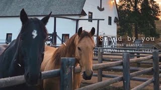 Stand by you  Rachel platten  equestrian music video [upl. by Haidebej691]