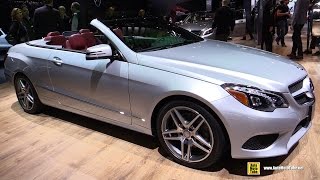 2015 MercedesBenz EClass E400 Cabriolet  Exterior Interior Walkaround  2015 Detroit Auto Show [upl. by Marlee]