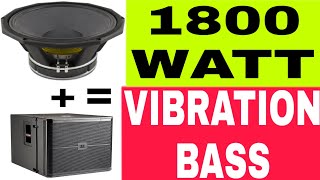 PD1850 PLATINUM BASS SPEAKER 18INCH 1800watt FROM ATI PRO [upl. by Ahter]