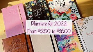 2022 Planners from ₹250 to ₹1600  comparison and review himanishah [upl. by Dripps]