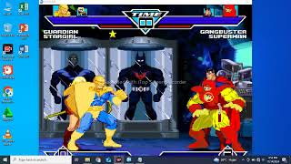 Mugen Battle Guardian and Stargirl vs Gangbuster and Superman [upl. by Odnumde]