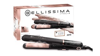 Bellissima B28 100 My Pro Steam Professional Hair Straightener Unboxing and Review [upl. by Nelon]