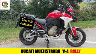 Ducati Multistrada V4 Rally 2023 test ride completo English subtitles [upl. by Berkin]