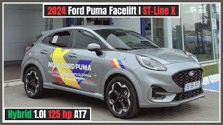 New Ford Puma 2024 Facelift STLine X Review Interior amp Exterior Details [upl. by Neelrahc]