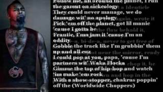 Tech N9ne  Worldwide Choppers With Lyrics [upl. by Annairb]