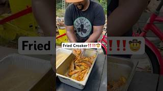 The best fried croaker ‼️🤠🤠 explore fooodblogger foryourpage fypシ゚ food tiktok foryou [upl. by Aneelad]