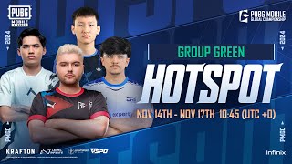 Group Green Hotspot  2024 PUBG MOBILE GLOBAL CHAMPIONSHIP [upl. by Sherm]