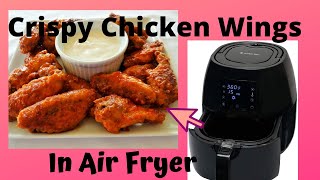 Crispy Chicken Wings Air Fryer Recipes [upl. by Naejeillib]