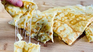 CRÊPES SALÉES MOELLEUSES GARNIES D’UNE FAÇON ORIGINALE  Facile et rapide Deli cuisine [upl. by Amitarp]