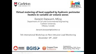 Darwish Darwazeh  Virtual metering of heat supplied by hydronic perimeter heaters [upl. by Oxford582]