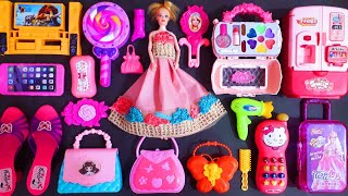 Latest Collection Of Miniature Barbie Doll Makeup Toys 3 Minutes Satisfying With Unboxing Toy ASMR [upl. by Ilecara]