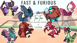 Top Player’s Aggro Team TemTem Competitive Guide Commentary amp Gameplay  Team Details in Desc [upl. by Darce78]