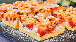 ZwetschgenRezept Pflaumenkuchen mit Streusel und Pudding [upl. by Vivia976]