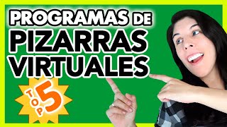 PROGRAMAS de PIZARRAS VIRTUALES para TUTORIAS ONLINE [upl. by Akem]