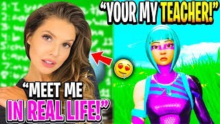 Confronting My Crazy Teacher In Real Life Went Bad Fortnite [upl. by Doolittle]