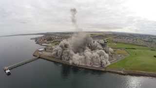 Cockenzie Power Station chimney demolition [upl. by Bail915]