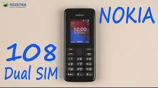 Распаковка Nokia 108 Dual SIM Black [upl. by Anderegg]