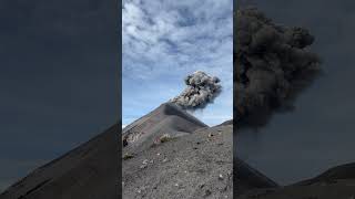 Active Stratovolcanoes Fuego Volcáno Filmed UpClose [upl. by Lise]