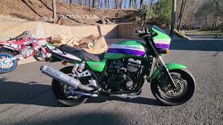 KAWASAKI ZRX1100 DEMO BY OUR ZRX EXPERT AKA quotTHE PROFESSORquot BILL BLYTHE [upl. by Trebo87]