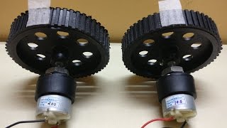 100RPM and 200RPM 12V DC Motor with Gearbox Testing Without Load  ihrProjects [upl. by Anayia667]