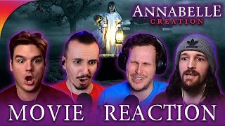 ANNABELLE CREATION 2017 MOVIE REACTION  First Time Watching [upl. by Vitkun149]