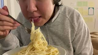 Pasta asmr mukbang [upl. by Ytineres]