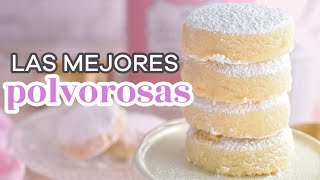 RECETA DE GALLETAS POLVOROSAS SÓLO CON 4 INGREDIENTES  AnnasPasteleria [upl. by Zelig283]