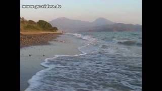 Meeresrauschen und Sonnenuntergang am Strand bei Fethiye  Türkische Ägäis  Entspannen [upl. by Elahcar647]