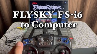 How to connect Flysky FSi6 to Computer  2023 [upl. by Etnomed245]