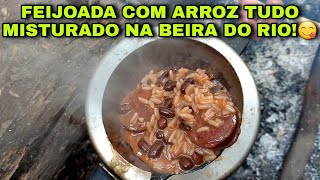 IRRESISTIVEL REFEIÇÃO DE UMA SÓ PANELA FEIJÃO ARROZ E TUDO QUE TEM DIREITO [upl. by Ellenwad120]