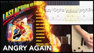 Angry Again by Megadeth  Playthrough  Breakdown and Parts  Tab [upl. by Horgan397]