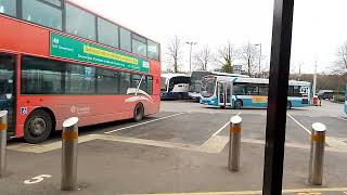 Translink Bus departing amp Translink bus Arrives into LondonderryDerry bus centre [upl. by Beal]