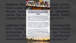 DPR Persoalkan Dualisme Penyelenggara Haji Pembacaan Usulan Ongkos Haji 2025 Ditunda haji2025 [upl. by Herve309]