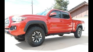 2017 Tacoma Tire Upgrade 26575R16 BFG KO2s [upl. by Myca]