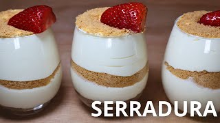 Stop stressing over dessert Try this 5 MINUTE 3 INGREDIENT gem  Serradura  Sobremesa Portuguesa [upl. by Ahsinauj]