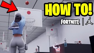 How to Complete The Jordan Jumpman Trickshot Challenges in Fortnite [upl. by Gherlein]