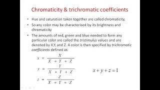 Color Image ProcessingChromaticity Diagram [upl. by Enirbas678]