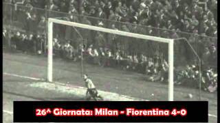 Road to Scudetto  19541955  Tutti i gol del Milan [upl. by Feenah]