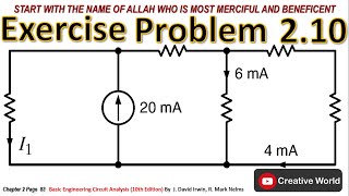 Chapter 2 Exercise Problems 210 Solution  Linear Circuit Analysis [upl. by Janus]