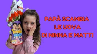 LO SCHERZO DELLE UOVA DI PASQUA DI NINNA E MATTI 😹👻 videodivertenti [upl. by Leuneb203]