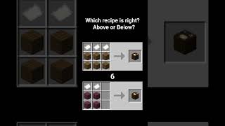 How to craft a Cartography Table in Minecraft Quiz minecraftquiz [upl. by Peisch]