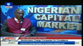 NSE Delisting Notice Stockbrokers Charge Companies On Compliance [upl. by Milissa]