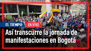 EN VIVO Manifestantes bloquean accesos a las altas Cortes  El Tiempo [upl. by Ylrehc]