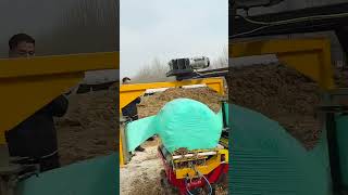 Silage baler Bale and store ferment feed stack at will [upl. by Scopp]