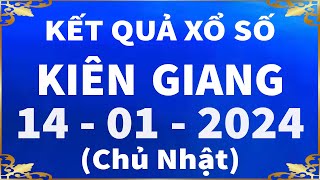 Xổ số Kiên Giang ngày 14 tháng 1  XSKG 141  XS Kiên Giang  Xổ số kiến thiết Kiên Giang hôm nay [upl. by Okeim]