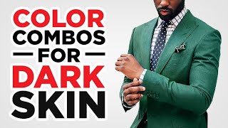 5 AMAZING Color Combinations For Dark Complexions  The StyleJumper Collab [upl. by Ydniahs735]